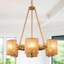 Parrot Uncle 6-Light Farmhouse Bedroom Island Pendant Lighting (BBW9637-6)