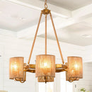 Parrot Uncle 6-Light Farmhouse Bedroom Island Pendant Lighting (BBW9637-6)