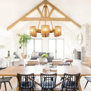 Parrot Uncle 6-Light Farmhouse Bedroom Island Pendant Lighting (BBW9637-6)