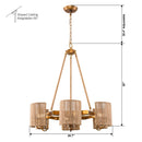 Parrot Uncle 6-Light Farmhouse Bedroom Island Pendant Lighting (BBW9637-6)