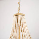 Parrot Uncle 4-Light Golden Farmhouse Dry Rated Chandelier (BBW9738-4)