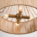 Parrot Uncle 4-Light Golden Farmhouse Dry Rated Chandelier (BBW9738-4)