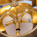 Parrot Uncle Golden 5-Light Iron Dry Rated Island Pendant Lighting (BBW9745-5)