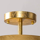 Parrot Uncle 3-Light Golden Semi Flush Mount Lighting (BBW9746-3)