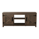 Parrot Uncle Farmhouse TV Stand for 58 Inch TV Storage Cabinet for Living Room