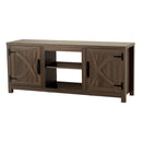 Parrot Uncle Farmhouse TV Stand for 58 Inch TV Storage Cabinet for Living Room