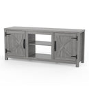 Parrot Uncle Farmhouse TV Stand for 58 Inch TV Storage Cabinet for Living Room