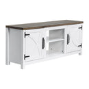 Parrot Uncle Farmhouse TV Stand for 58 Inch TV Storage Cabinet for Living Room
