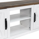 Parrot Uncle Farmhouse TV Stand for 58 Inch TV Storage Cabinet for Living Room