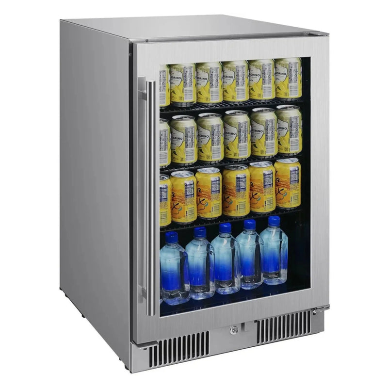 Blaze 20-Inch 4.5 Cu. Ft. Outdoor Rated Beverage Cooler with Lock (BLZ-GDBEV20-4.5)