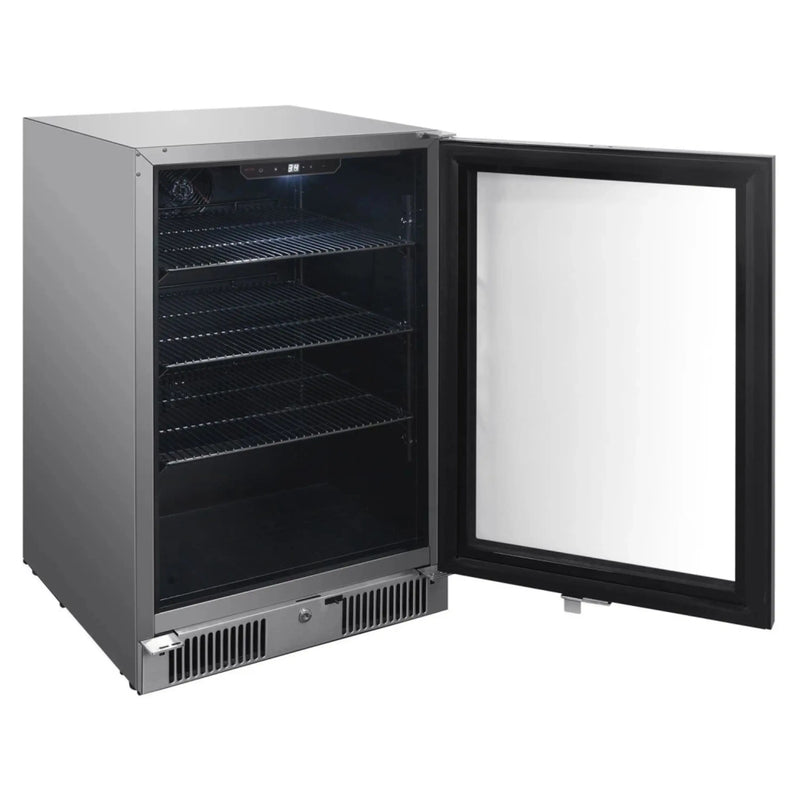 Blaze 20-Inch 4.5 Cu. Ft. Outdoor Rated Beverage Cooler with Lock (BLZ-GDBEV20-4.5)