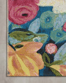 Loloi II Botanical Indoor/Outdoor Navy 2' 5" x 7' 8" Runner Rug