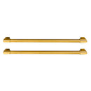 Capital OEM Column Refrigerator Bottom Freezer Handle Kit in Brass Polished, Two Handle (CR-RBF-HK-BP)