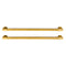 Capital OEM Column Refrigerator Bottom Freezer Handle Kit in Brass Polished, Two Handle (CR-RBF-HK-BP)