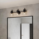 Parrot Uncle Brighton 3-Light Dark Bronze Dimmable Bathroom Vanity Light (BR803BLK)