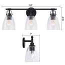 Parrot Uncle Brilliance Modern Farmhouse 3-Light Vanity Light