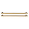 Capital OEM Column Refrigerator Bottom Freezer Handle Kit in Brass Satin, Two Handle (CR-RBF-HK-BS)