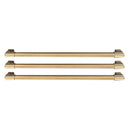 Capital OEM Column Refrigerator Bottom Freezer Handle Kit in Brass Satin, Three Handles (CR-RBF-HK-BS)