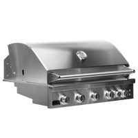 Broilmaster 40-Inch 5-Burner Premium Natural Gas Grill in Stainless Steel (BSB405N)