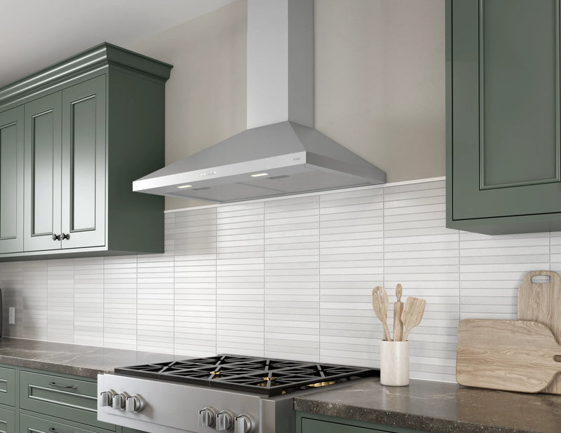 Brisas Traditional Pyramid Wall, 30" in Stainless Steel (BVE-E30CS)