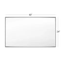 Parrot Uncle Reflections Sleek Modern Black Aluminum Framed Beveled Wall Mirror