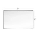 Parrot Uncle Reflections Sleek Modern Black Aluminum Framed Beveled Wall Mirror