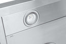 Hauslane 30-Inch 300 CFM Under Cabinet Push Button Range Hood with Grease Catchers in Stainless Steel (UC-C100SS-30)