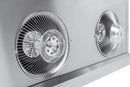 Hauslane 30-Inch 300 CFM Under Cabinet Push Button Range Hood with Grease Catchers in Stainless Steel (UC-C100SS-30)