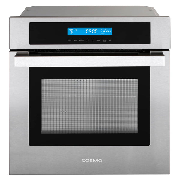 Cosmo 24-Inch 2.5 Cu. Ft. Single Electric Wall Oven in Stainless Steel (C106SIX-PT)