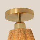 Parrot Uncle 7-Inch Yves 1-Light Semi-Flush Mount Ceiling Light (C3010)