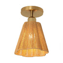 Parrot Uncle 7-Inch Yves 1-Light Semi-Flush Mount Ceiling Light (C3010)