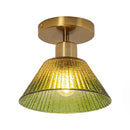 Parrot Uncle 3.5-Inch Paula 1-Light Semi-Flush Mount Ceiling Light (C3011GN)