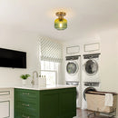 Parrot Uncle 6-Inch Bard 1-Light Semi-Flush Mount Ceiling Light (C3012)