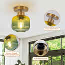 Parrot Uncle 6-Inch Bard 1-Light Semi-Flush Mount Ceiling Light (C3012)