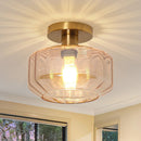 Parrot Uncle 9-Inch Gerald 1-Light Semi-Flush Mount Ceiling Light (C3015)