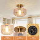 Parrot Uncle 9-Inch Gerald 1-Light Semi-Flush Mount Ceiling Light (C3015)