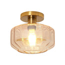 Parrot Uncle 9-Inch Gerald 1-Light Semi-Flush Mount Ceiling Light (C3015)