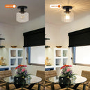 Parrot Uncle 6-Inch Marico 1-Light Semi-Flush Mount Ceiling Light
