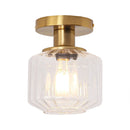 Parrot Uncle 6-Inch Marico 1-Light Semi-Flush Mount Ceiling Light