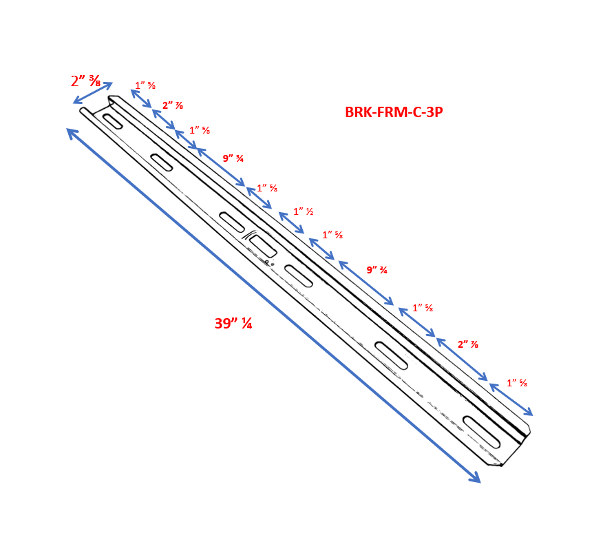 Folding mini-split mounting bracket with leveler; underside mounting slots shown