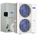MRCOOL Hyper Heat 2nd Gen 60K BTU, 5 Ton, 16 SEER2 Heat Pump Condenser and Ducted Air Handler with 50 Ft. R-454B No-Vac Line Set (CENTRAL-60-HP-230B50)