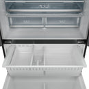 Gordon Ramsay by Thor Kitchen 3-Piece Appliance Package - 30-Inch Electric Range with Tilt Panel Touch Control, 36-Inch Refrigerator, and Dishwasher in Black with Blue Trim