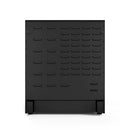 Gordon Ramsay by Thor Kitchen 3-Piece Appliance Package - 30-Inch Electric Range with Tilt Panel Touch Control, 36-Inch Refrigerator, and Dishwasher in Black with Bronze Trim