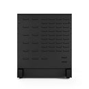 Gordon Ramsay by Thor Kitchen 4-Piece Appliance Package -  30-Inch Electric Range,  Wall Mount Range Hood, 36-Inch French Door Refrigerator, and Dishwasher in Black with Bronze Trim