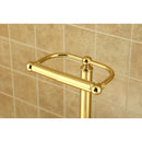 Kingston Brass Vintage Freestanding Toilet Paper Holder, Polished Brass (CC2002)