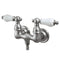 Kingston Brass Vintage 3-3/8-Inch Wall Mount Tub Faucet, Brushed Nickel (CC33T8)