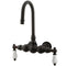 Kingston Brass Vintage 3-3/8-Inch Wall Mount Tub Faucet, Oil Rubbed Bronze (CC3T5)