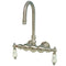 Kingston Brass Vintage 3-3/8-Inch Wall Mount Tub Faucet, Brushed Nickel (CC3T8)