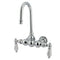 Kingston Brass Vintage 3-3/8-Inch Wall Mount Tub Faucet, Polished Chrome (CC4T1)