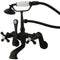 Kingston Brass Vintage Adjustable Center Wall Mount Tub Faucet, Oil Rubbed Bronze (CC57T5)